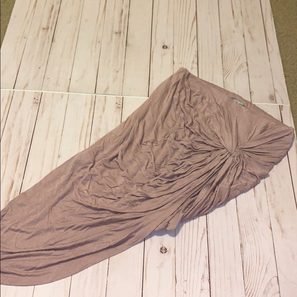 Mauve pink skirt